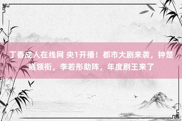 丁香成人在线网 央1开播！都市大剧来袭，钟楚曦领衔，李若彤助阵，年度剧王来了