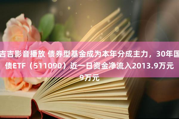 吉吉影音播放 债券型基金成为本年分成主力，30年国债ETF（511090）近一日资金净流入2013.9万元