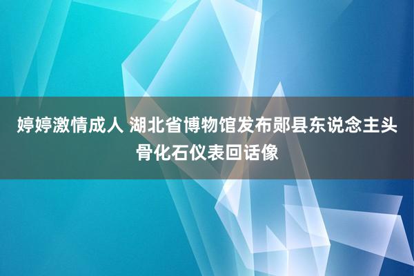 婷婷激情成人 湖北省博物馆发布郧县东说念主头骨化石仪表回话像