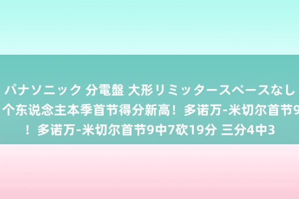 パナソニック 分電盤 大形リミッタースペースなし 露出・半埋込両用形 个东说念主本季首节得分新高！多诺万-米切尔首节9中7砍19分 三分4中3